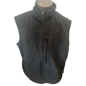 Duluth Trading Company Men’s Black XXL Full ZIP Fleece Vest